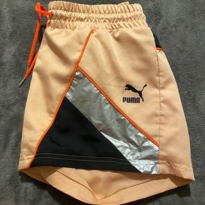 Puma satin shorts